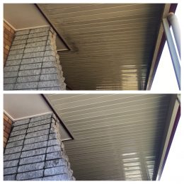 Stratco roof soft washed