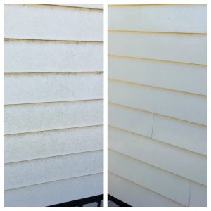 House washing hardiplank weatherboard